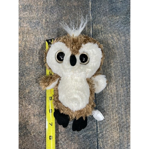 Small Brown Owl Plush! Galerie! Soft! Stuffed Animal! - Picture 3 of 7